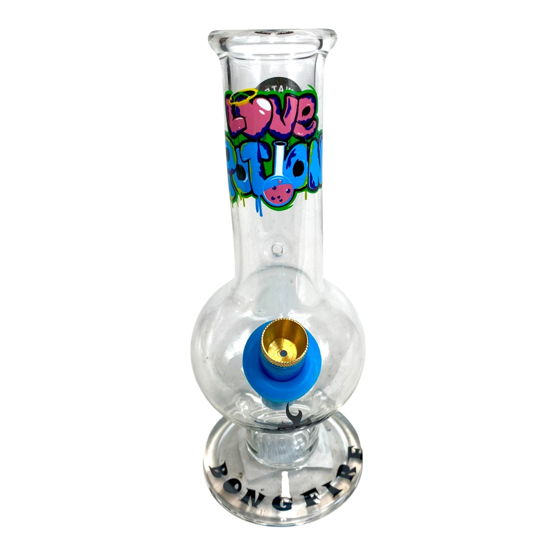 MWP Love Potion Bongfire Glass Bonza Bong 20cm - The Bong Baron