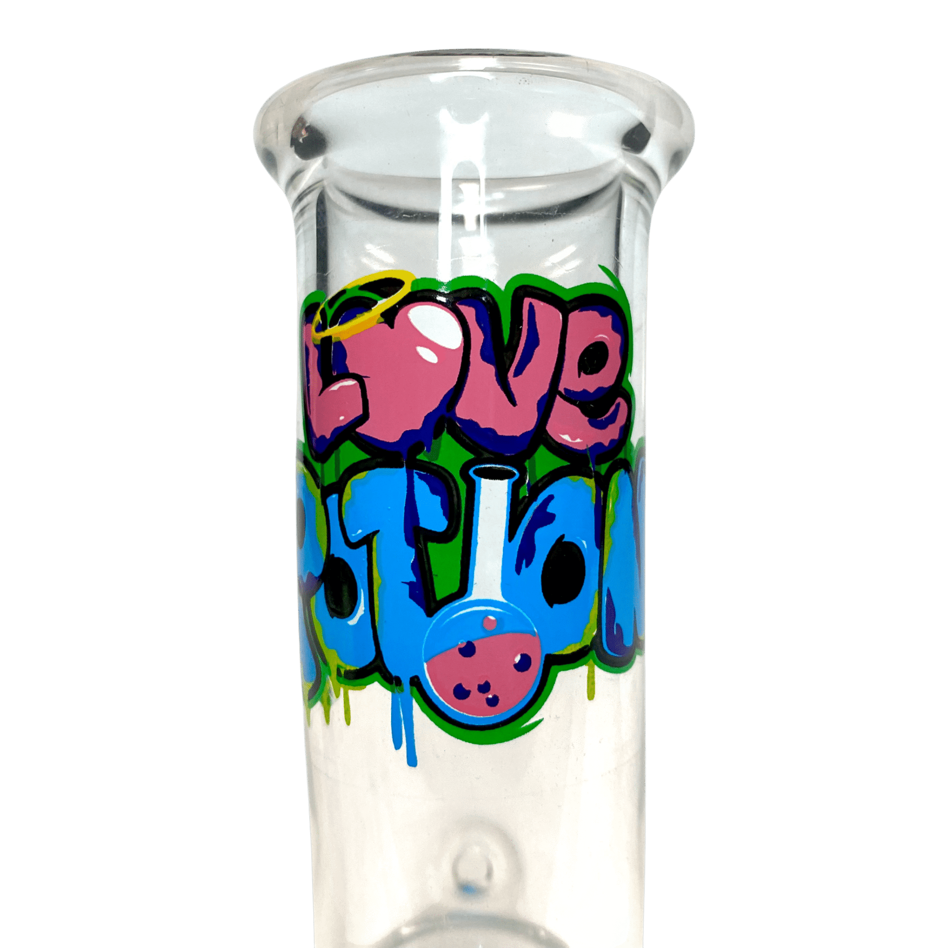 MWP Love Potion Bongfire Glass Bonza Bong 20cm - The Bong Baron