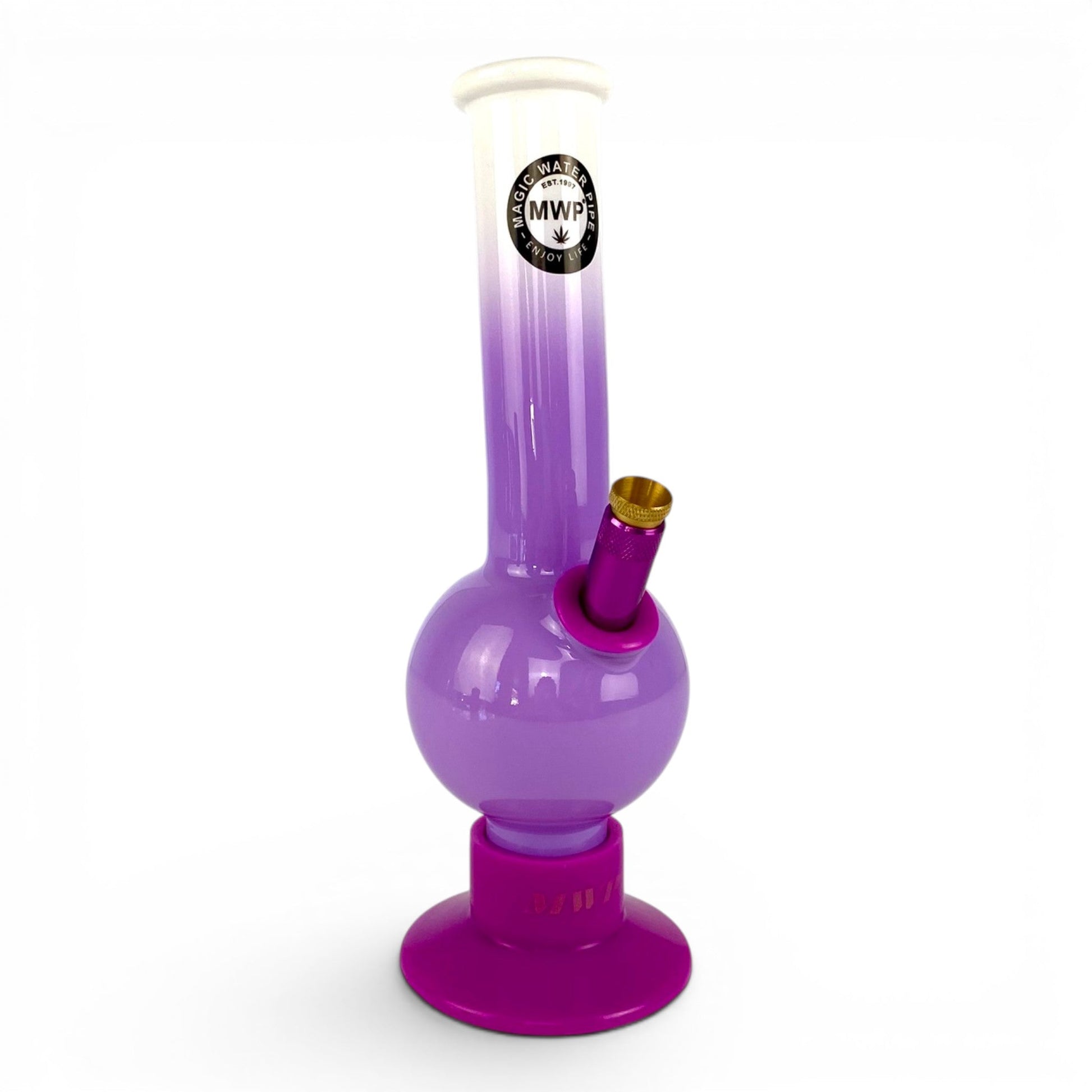 MWP Purple Colour Fade Bong 25cm - The Bong Baron