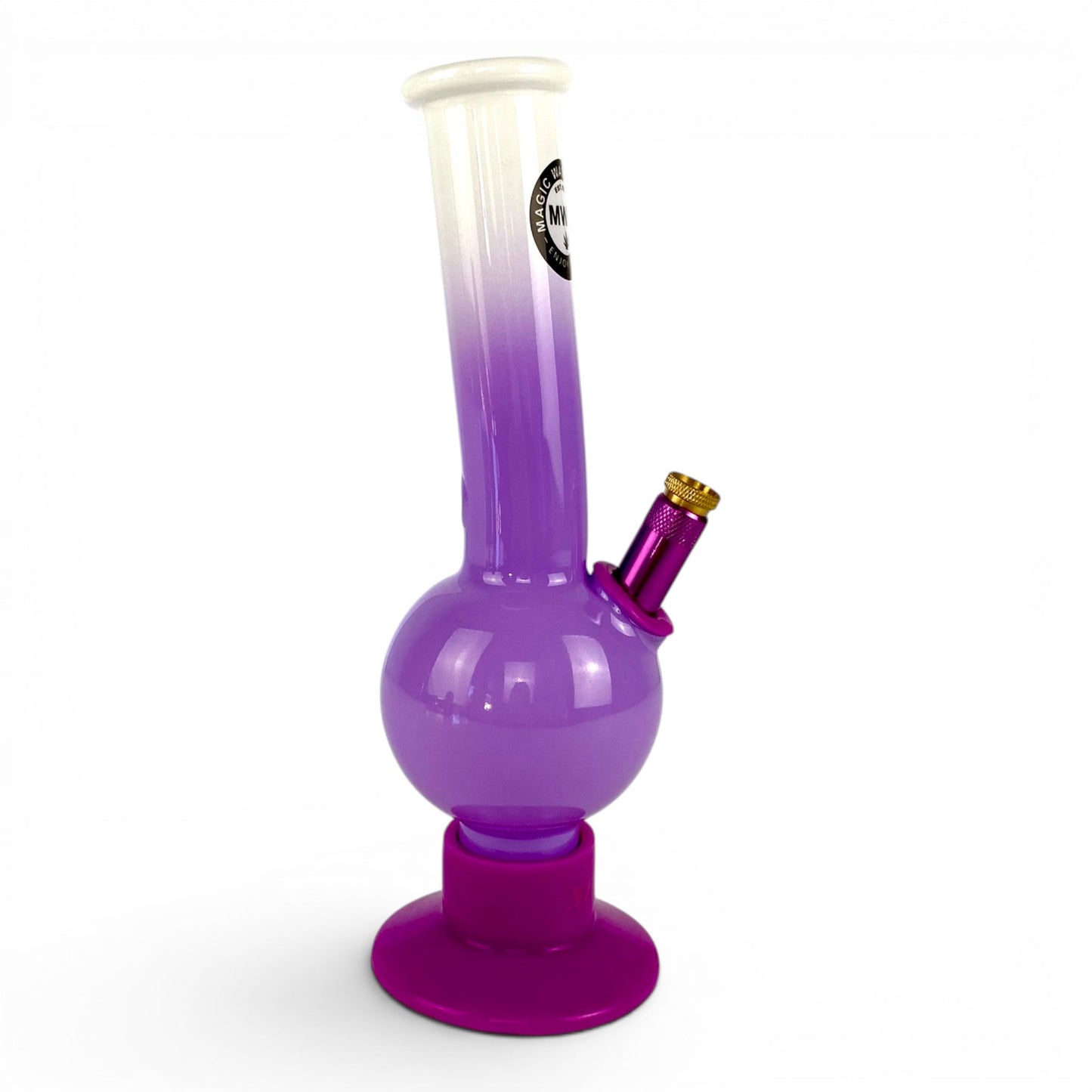 MWP Purple Colour Fade Bong 25cm - The Bong Baron