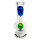 MWP Purple Man Bongfire Glass Bottom Bonza Bong 20cm - The Bong Baron
