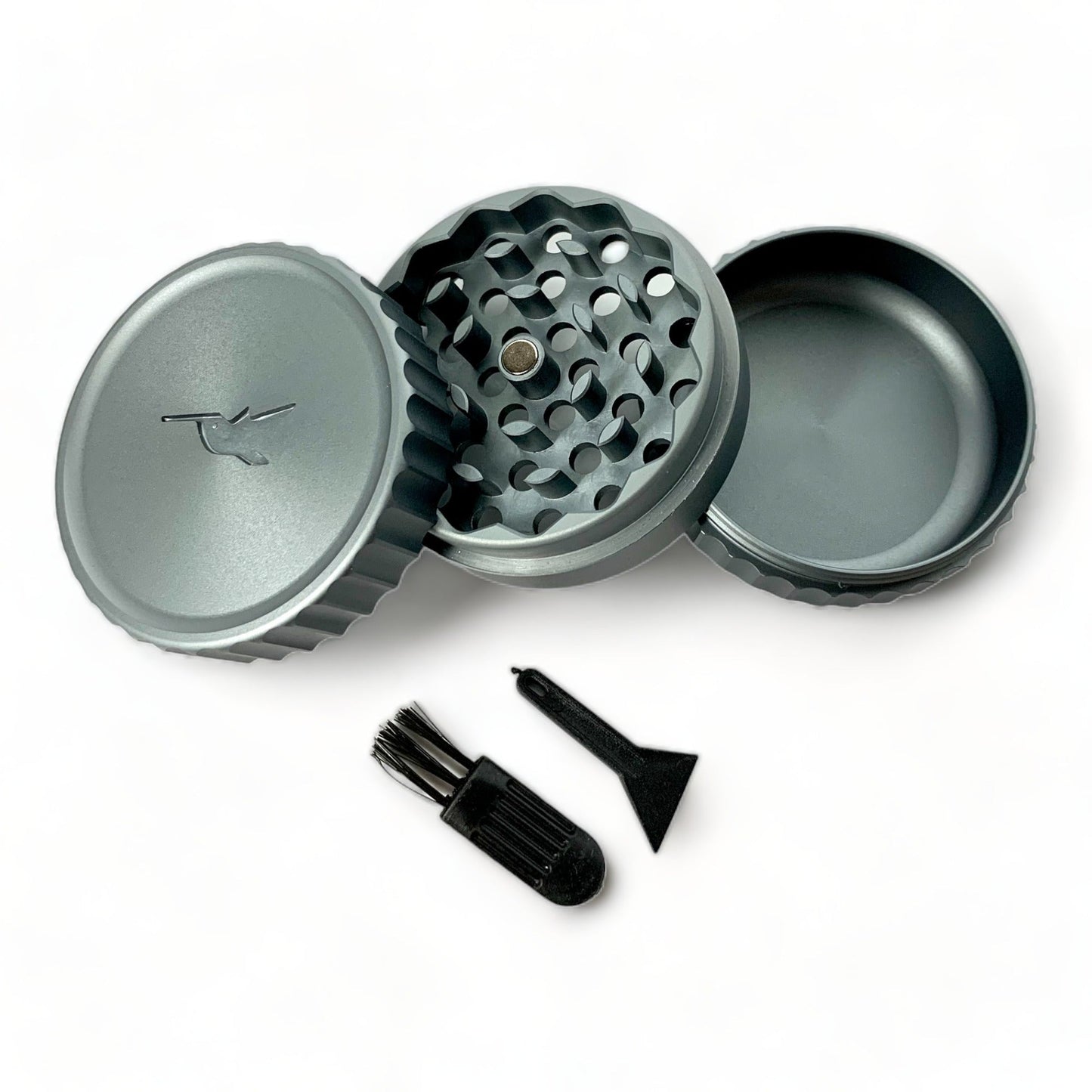 Nectar 55mm 3 Piece Herb Grinder - The Bong Baron