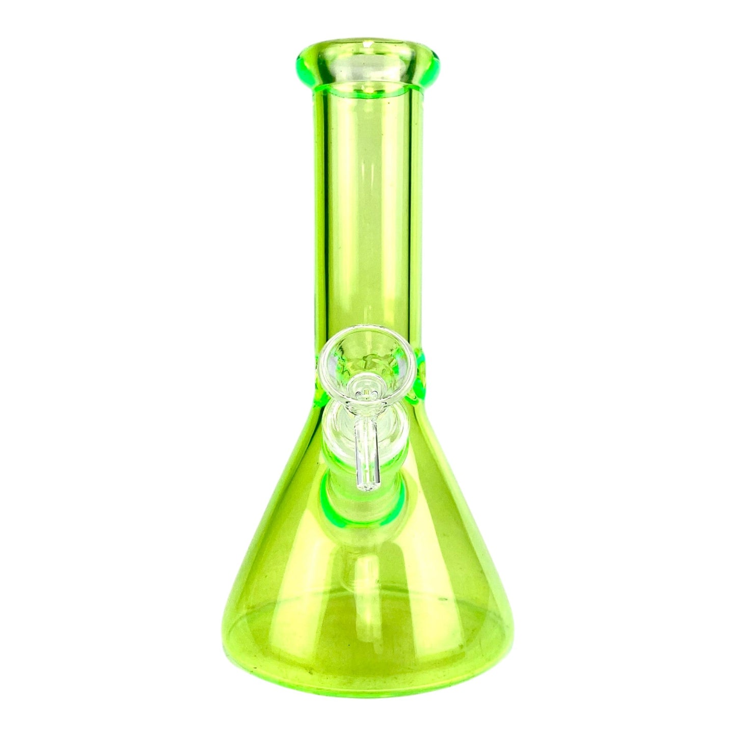Neon Green Glass Beaker Bong 20cm - The Bong Baron
