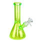 Neon Green Glass Beaker Bong 20cm - The Bong Baron