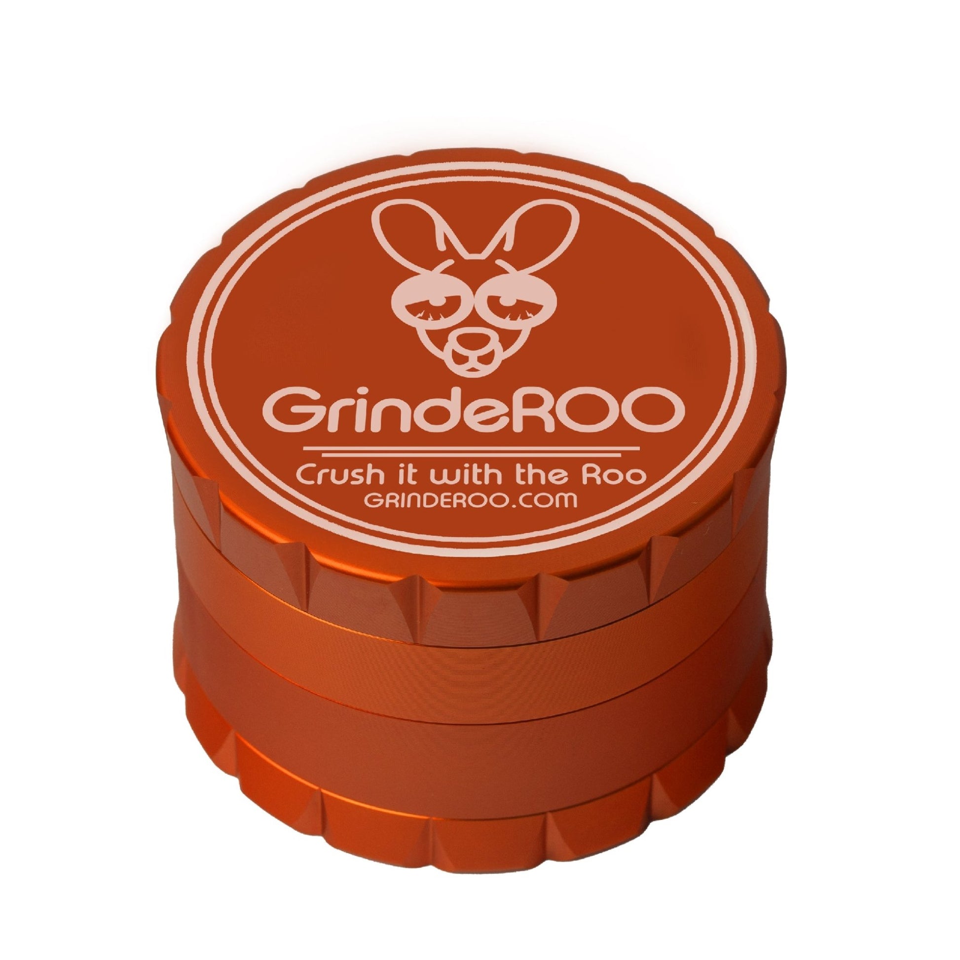 OG GrindeROO Premium 4pc 63mm Metal Herb Grinder - The Bong Baron