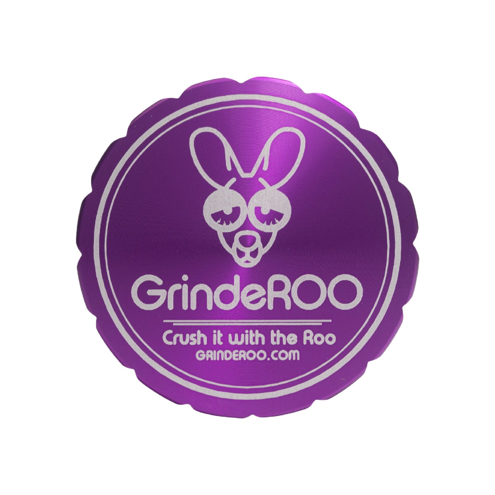 OG GrindeROO Premium 4pc 63mm Metal Herb Grinder - The Bong Baron