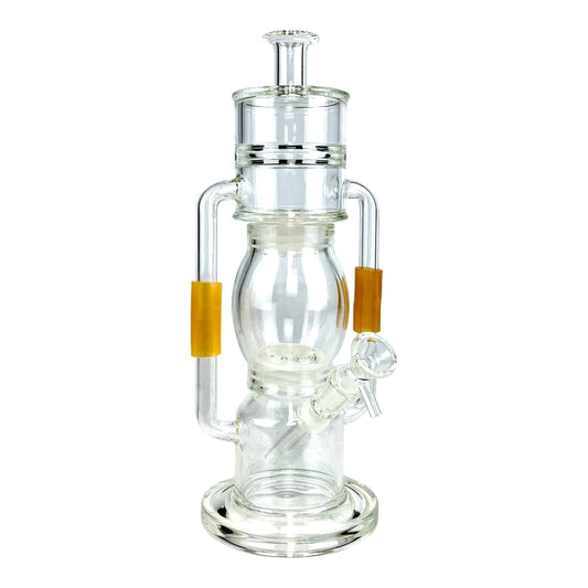 Oil Lamp Glass Bong 29cm - The Bong Baron