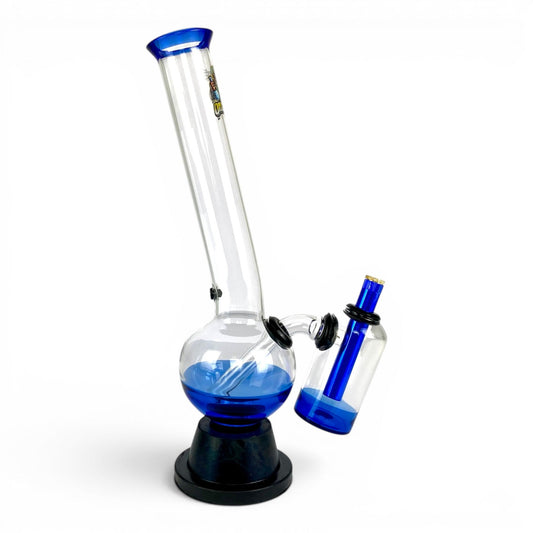 Ongbay Blue Lagoon Double Chamber Bong 36cm - The Bong Baron