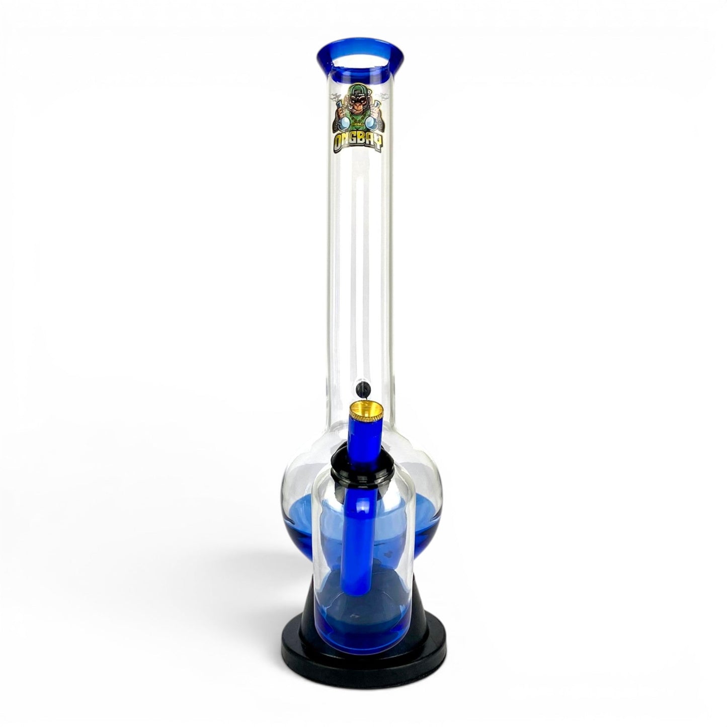 Ongbay Blue Lagoon Double Chamber Bong 36cm - The Bong Baron