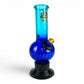 Ongbay Blue Ombre Twisted Bubble Bong 18cm - The Bong Baron