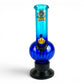 Ongbay Blue Ombre Twisted Bubble Bong 18cm - The Bong Baron