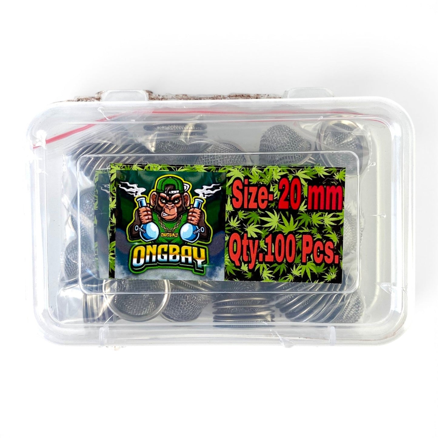 Ongbay Pipe Screens 100pcs - The Bong Baron