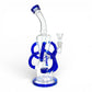 Orbit Drum Recycler Bong 32cm Blue - The Bong Baron