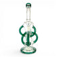 Orbit Drum Recycler Bong 32cm Teal - The Bong Baron