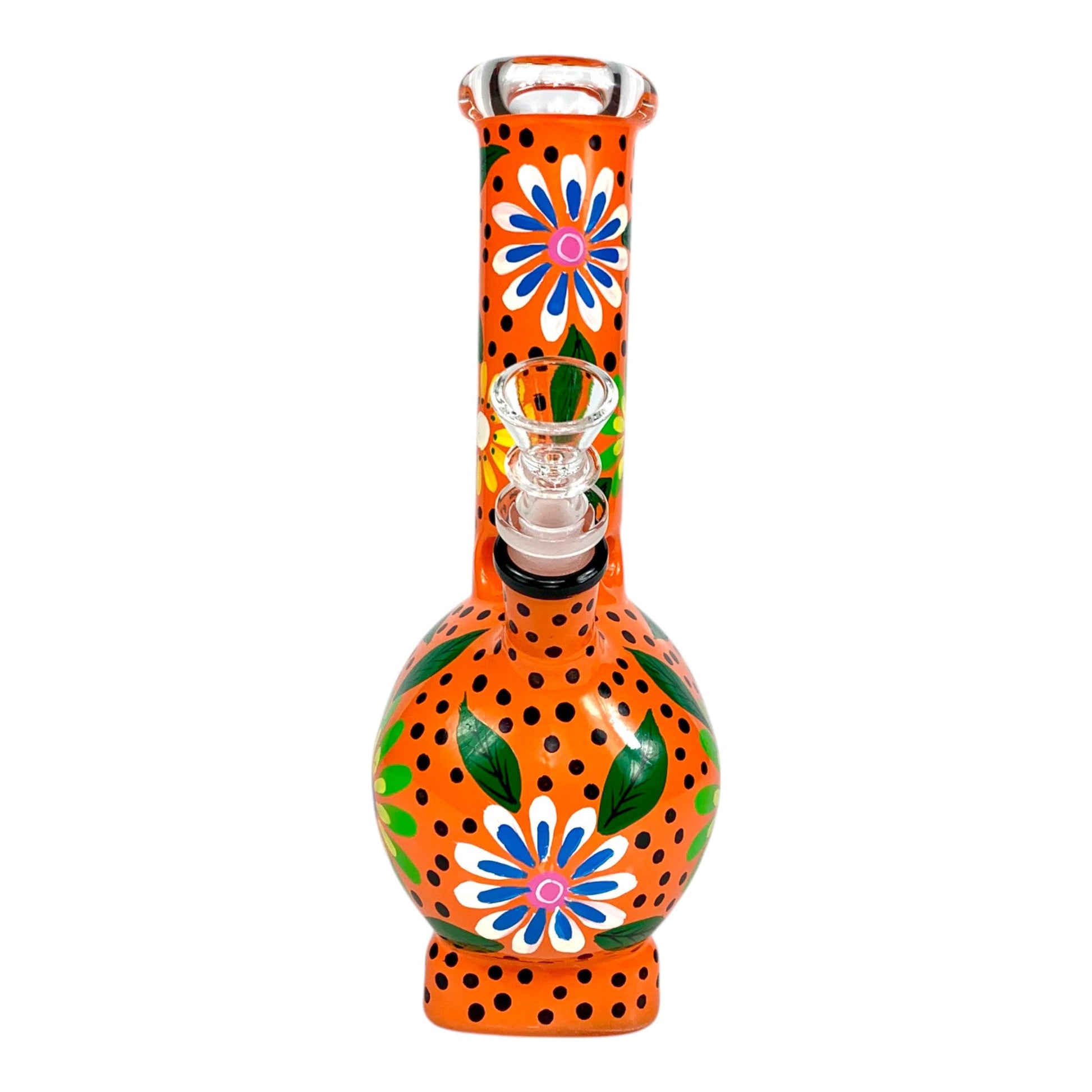 Phoenix 3D Flower Skull Bong 25cm - The Bong Baron