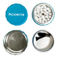 Phoenix 50mm 4 Piece Gradient Herb Grinder Blue - The Bong Baron