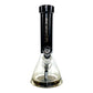 Phoenix 9mm Thick Heavy Duty Beaker Bong 30cm Black - The Bong Baron