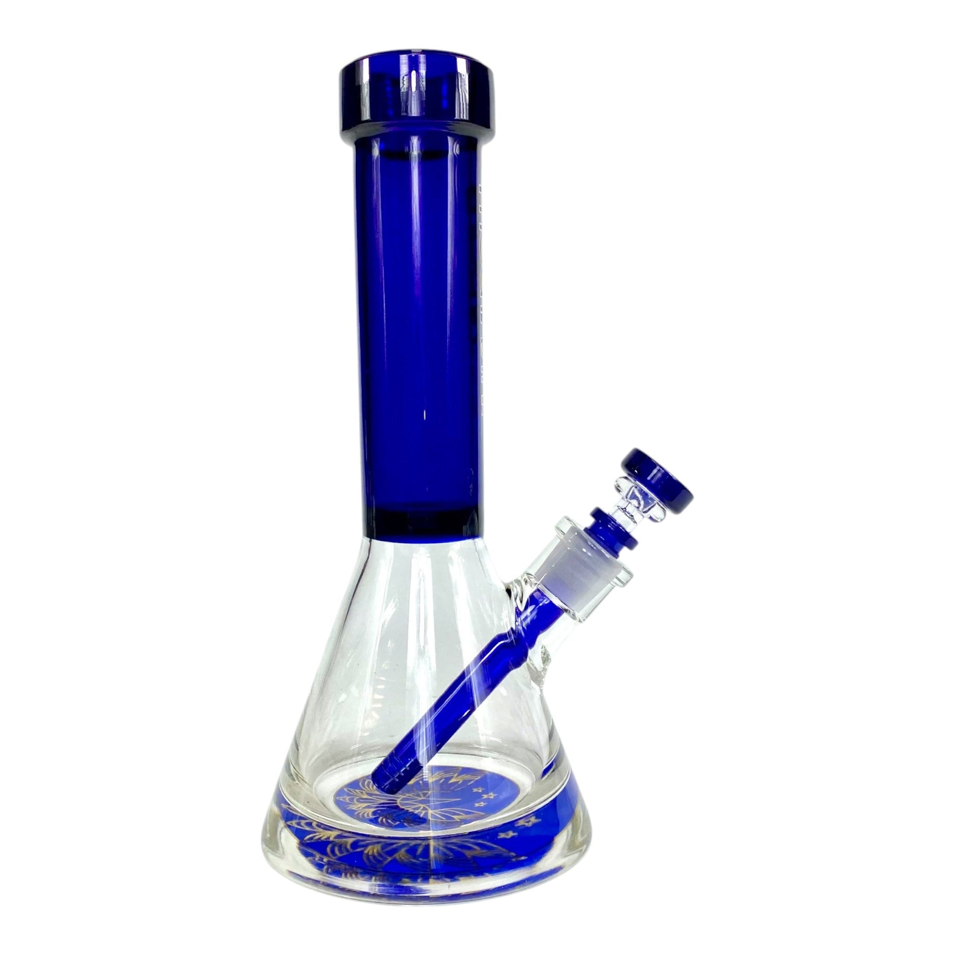 Phoenix 9mm Thick Heavy Duty Beaker Bong 30cm Blue - The Bong Baron