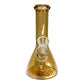 Phoenix Amber Iridescent Glass Beaker Bong 20cm - The Bong Baron