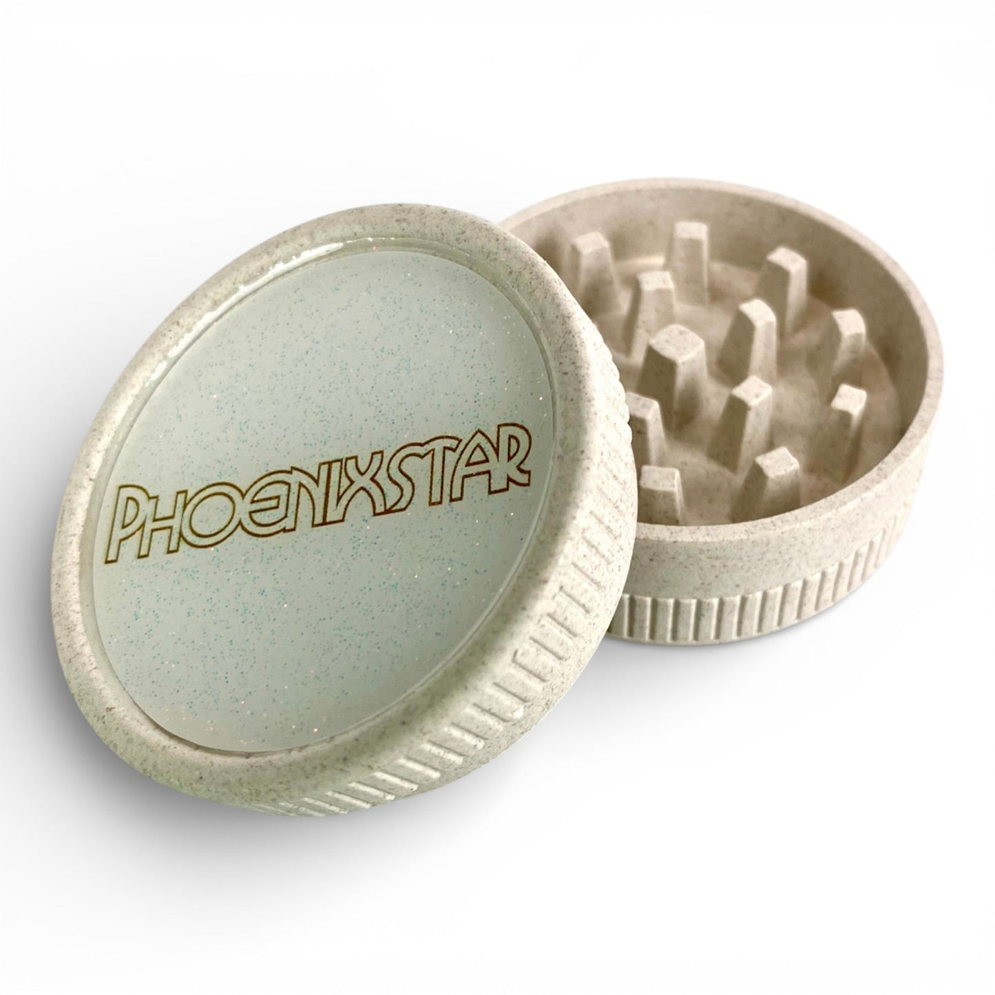 Phoenix Biodegradable Herb Grinder 50mm 2 Piece - The Bong Baron