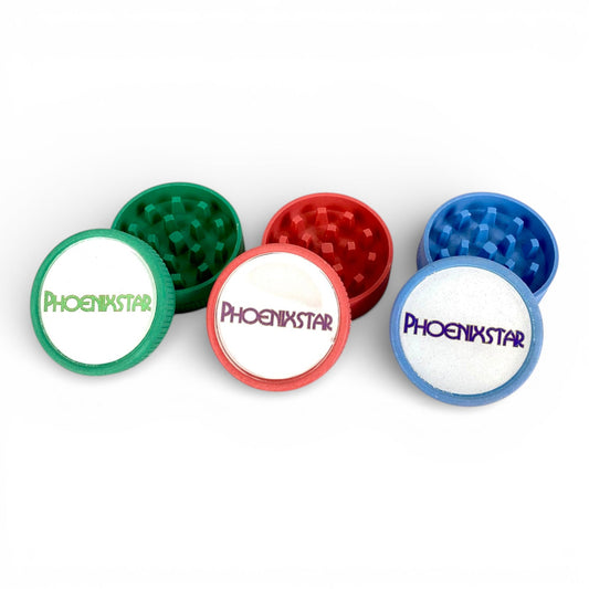 Phoenix Biodegradable Herb Grinder 50mm 2 Piece - The Bong Baron