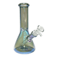 Phoenix Electric Blue Iridescent Glass Beaker Bong 20cm - The Bong Baron
