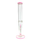 Phoenix Forked Perc Straight Tube 43cm Pink - The Bong Baron