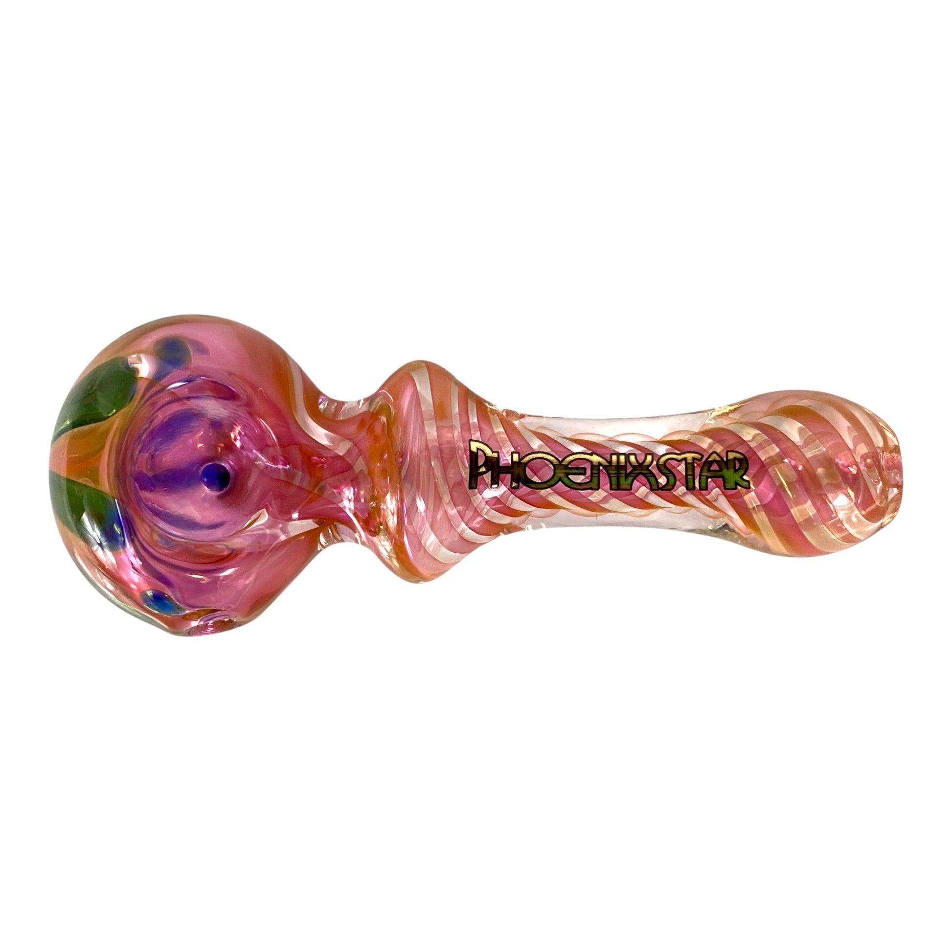 Phoenix Glass Hand Pipe - The Bong Baron
