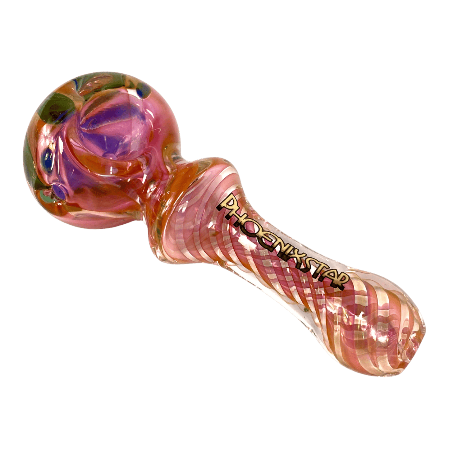 Phoenix Glass Hand Pipe - The Bong Baron