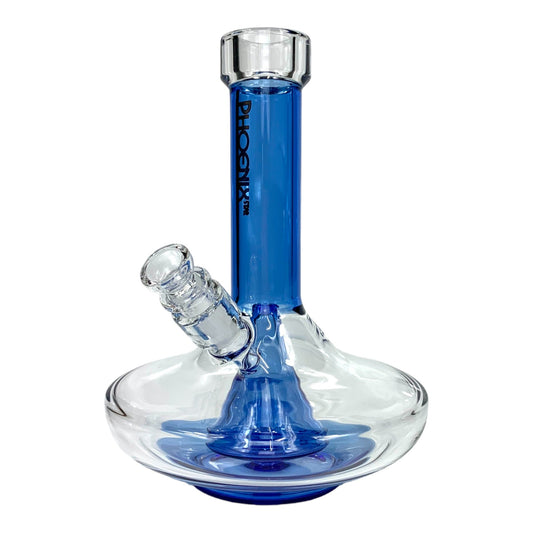 Phoenix Glass UFO Bong 20cm Blue - The Bong Baron