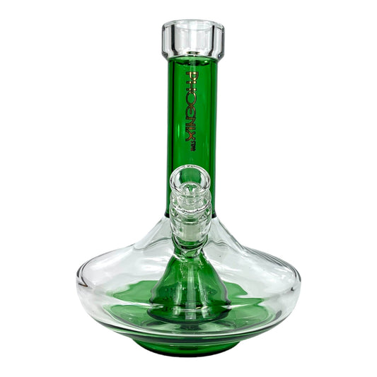 Phoenix Glass UFO Bong 20cm Green - The Bong Baron