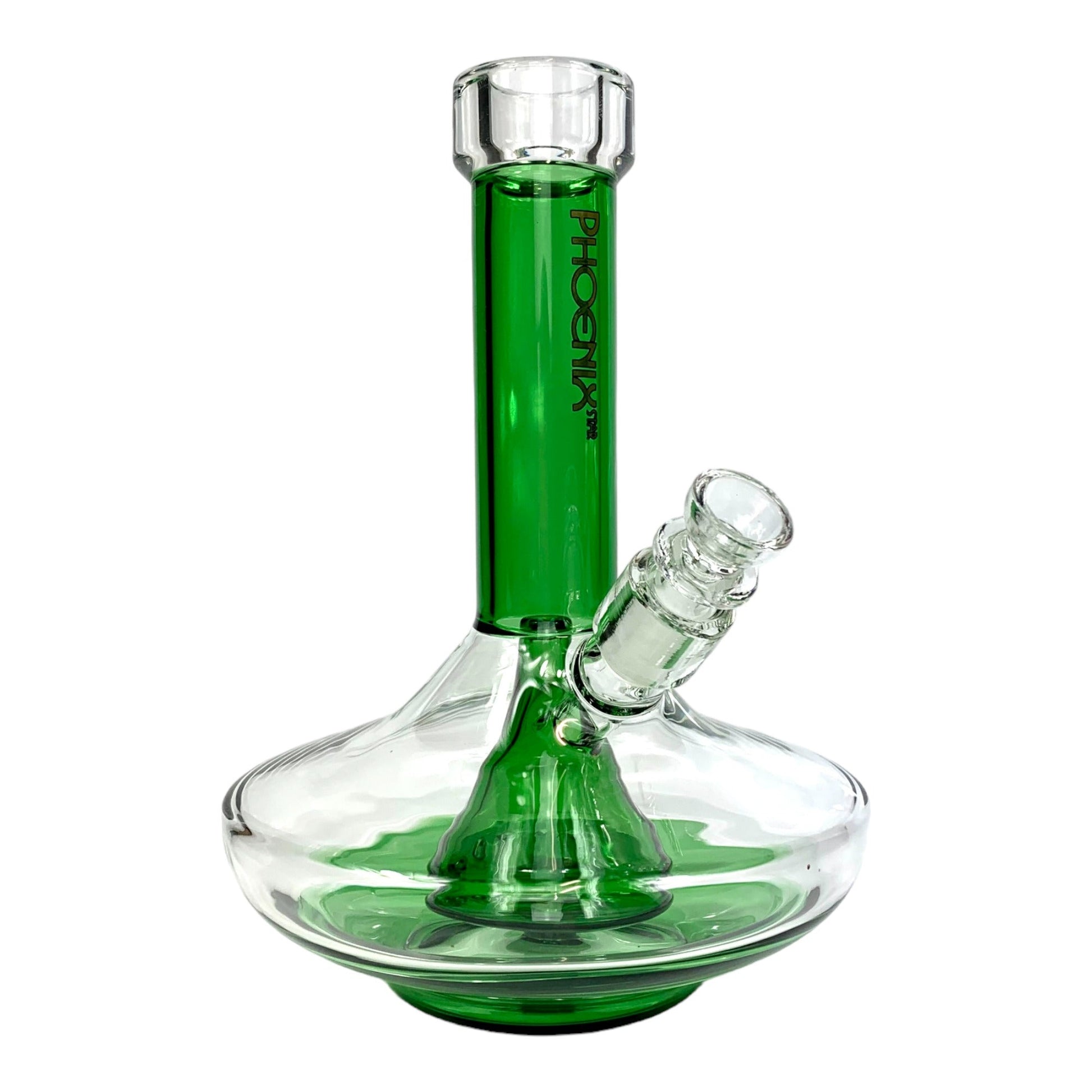 Phoenix Glass UFO Bong 20cm Green - The Bong Baron