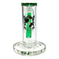 Phoenix Glycerine Coil Straight Shooter Bong Green 30cm - The Bong Baron