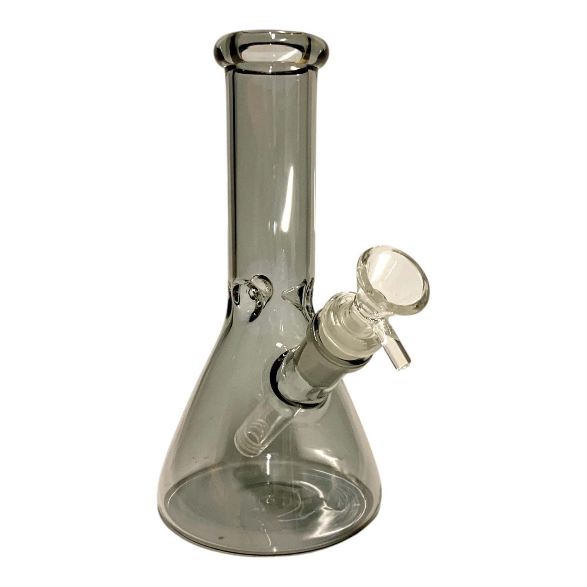 Phoenix Grey Iridescent Glass Beaker Bong 20cm - The Bong Baron