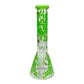 Phoenix Honeycomb Glass Beaker Bong Green 25cm - The Bong Baron
