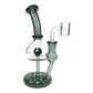 Phoenix Inline Perc Dab Rig – 19cm Ash Green - The Bong Baron