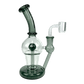 Phoenix Inline Perc Dab Rig – 19cm Ash Green - The Bong Baron