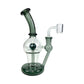 Phoenix Inline Perc Dab Rig – 19cm Ash Green - The Bong Baron