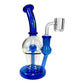 Phoenix Inline Perc Dab Rig – 19cm Blue - The Bong Baron
