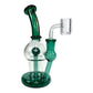 Phoenix Inline Perc Dab Rig – 19cm Green - The Bong Baron