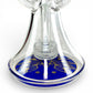 Phoenix Matrix Perc Recycler Bong 23cm Blue - The Bong Baron