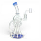 Phoenix Matrix Perc Recycler Bong 23cm Blue - The Bong Baron