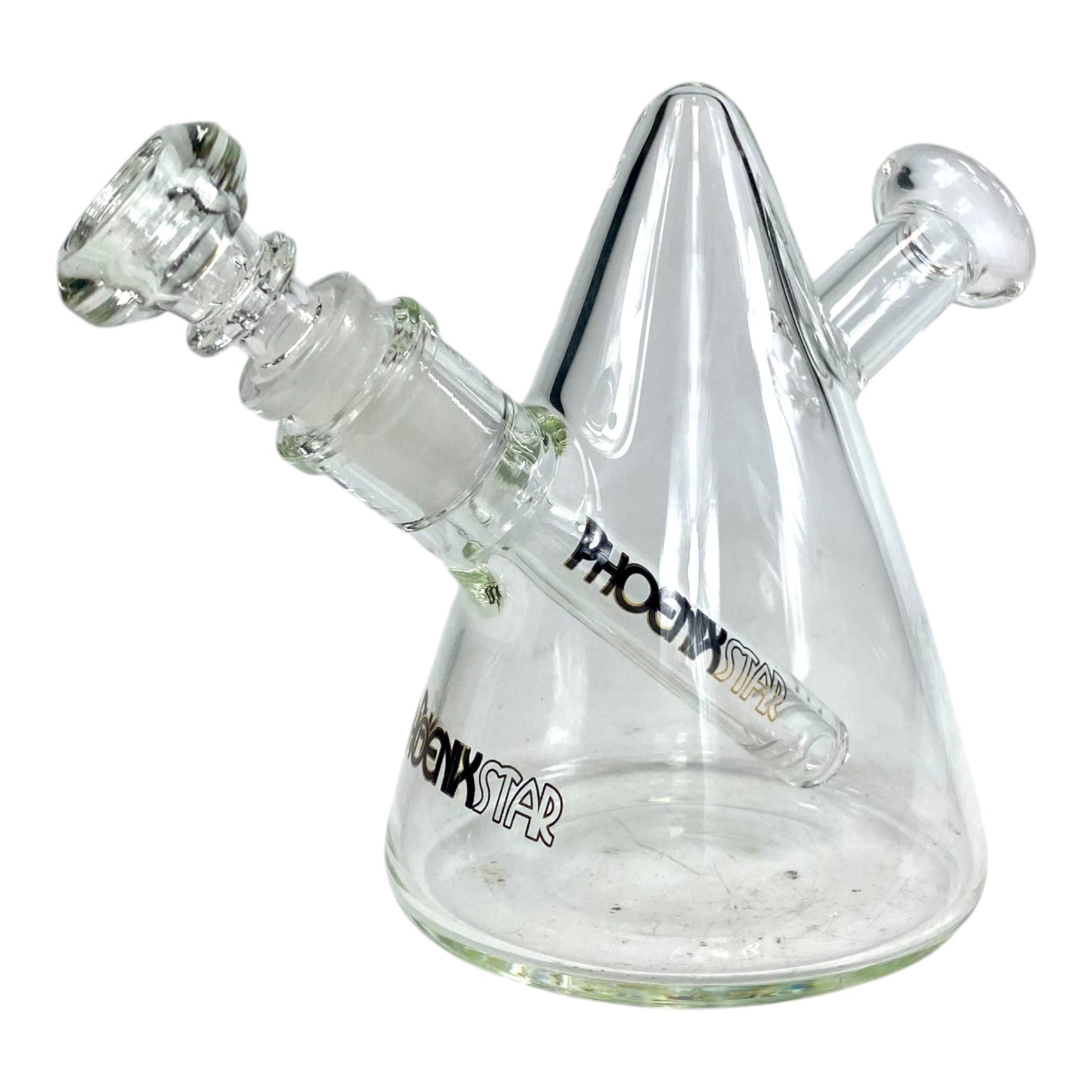 Phoenix Mini Bong and Dab Rig – 13cm Black - The Bong Baron