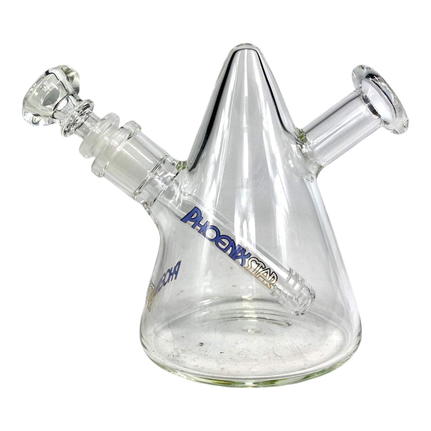 Phoenix Mini Bong and Dab Rig 13cm Blue - The Bong Baron