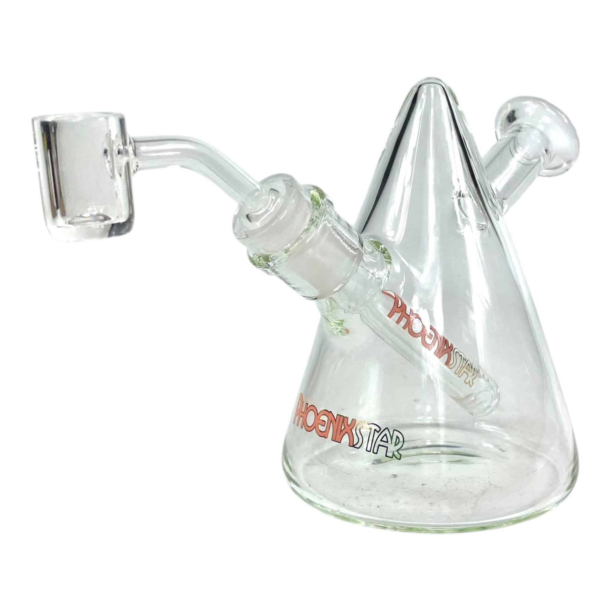 Phoenix Mini Bong and Dab Rig – 13cm Pink - The Bong Baron