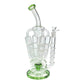 Phoenix Multi Perc Recycler Bong – 35cm Green - The Bong Baron
