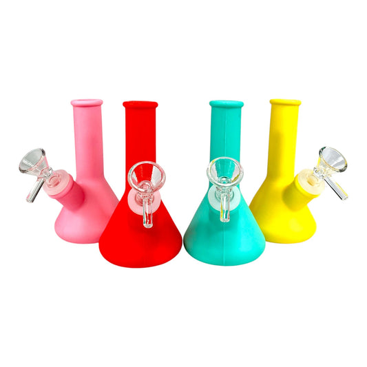 Phoenix Pastel Silicone Mini Bong 13cm - The Bong Baron