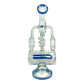Phoenix Recycler Bong 28cm Blue - The Bong Baron