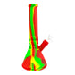 Phoenix Silicone Beaker Bong 32cm Rasta Swirl - The Bong Baron