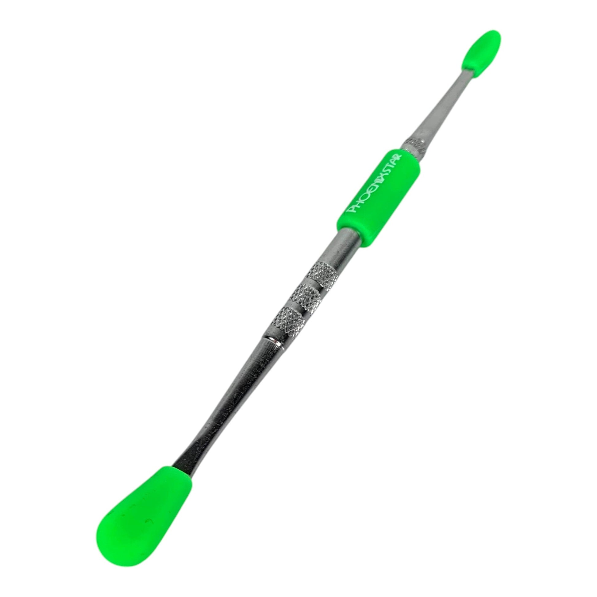 Phoenix Silicone Tip Steel Dab Tool 12cm - The Bong Baron